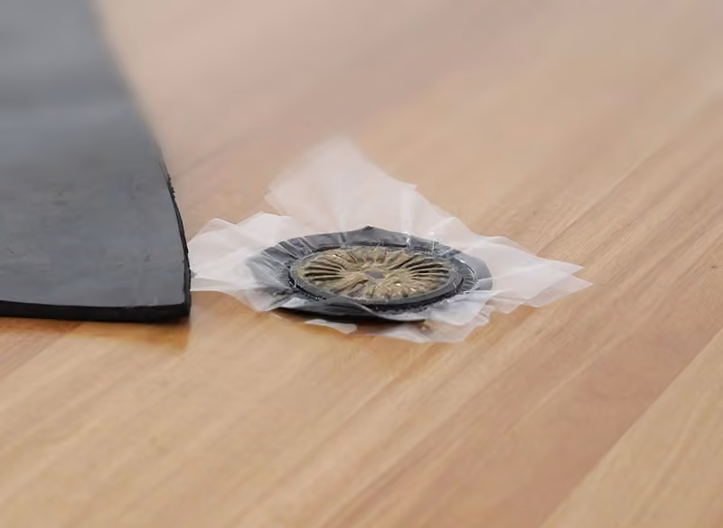rubber curing test piece