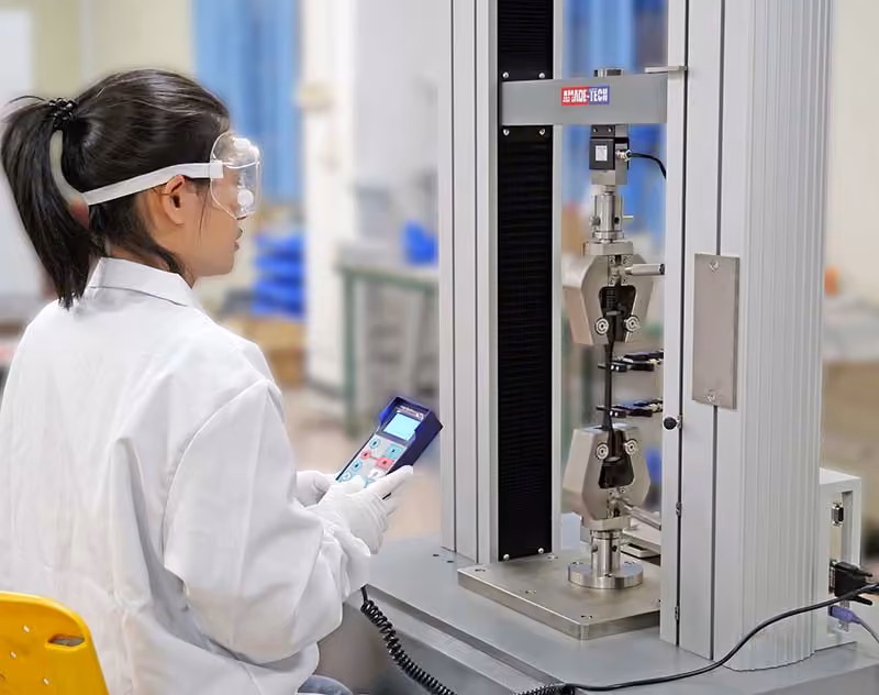 rubber tensile testing