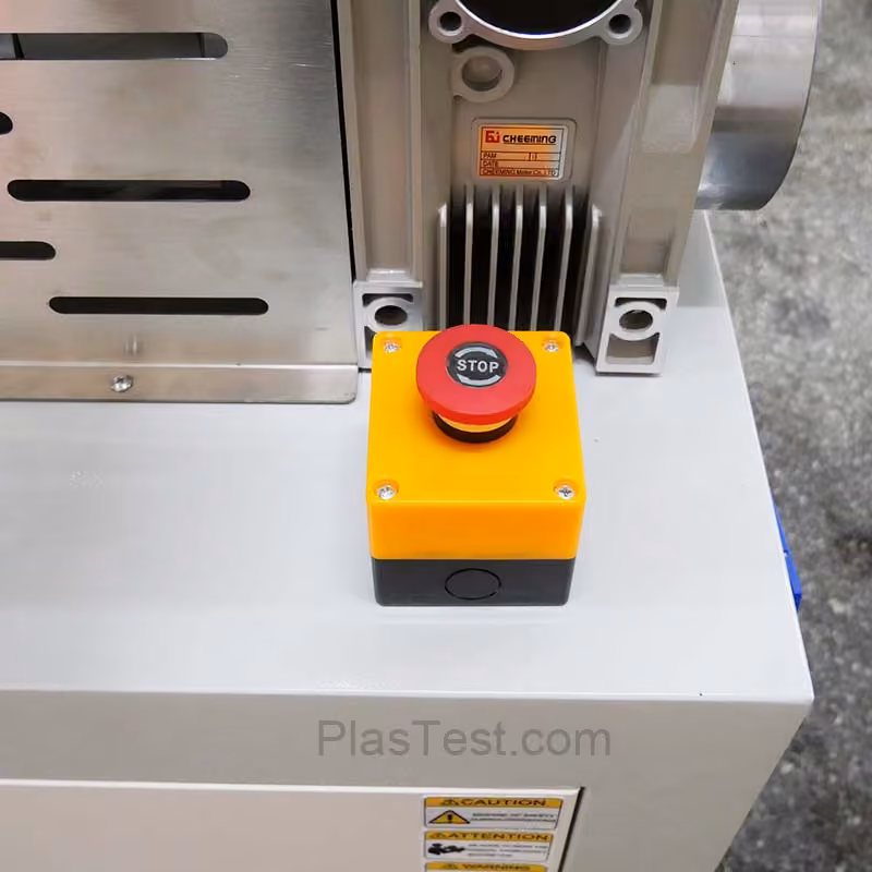 Emergency stop button of FPV tester