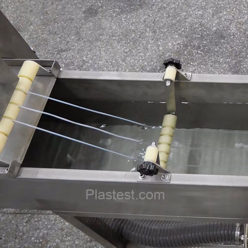 water cooling basin of pelletizing system
