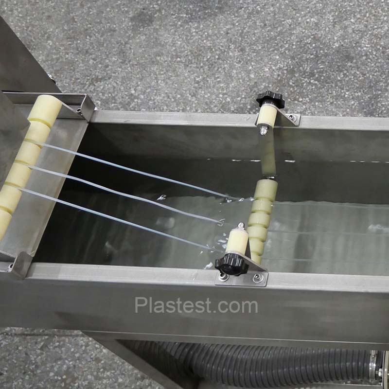 water cooling basin of pelletizing system